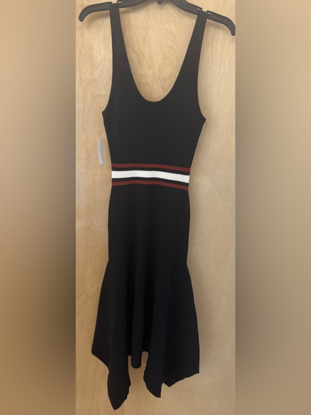 A.L.C. Anders Handkerchief Hem Knit Midi Dress - Picture 8 of 16
